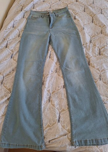 Keen Kadın Açık Mavi Uzun Paça Denim Pantolon