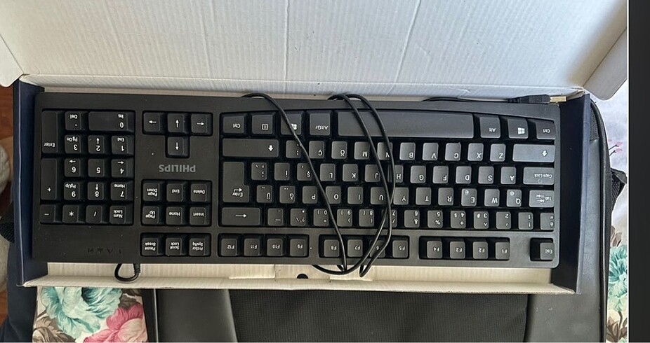 Philips k214 usb klavye yeni/ kutulu - Görsel 2