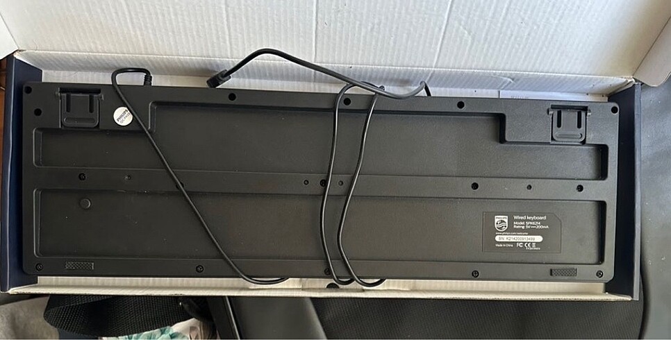 Philips k214 usb klavye yeni/ kutulu - Görsel 3