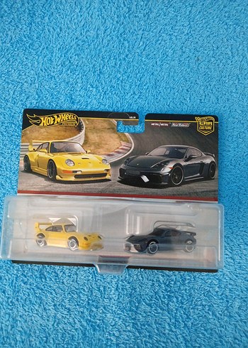 hotwheels porche premium set two pack