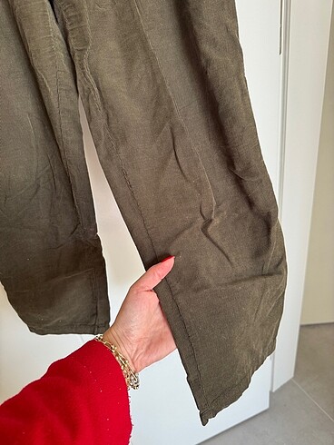 Zara havuç kadife pantalon - Görsel 2