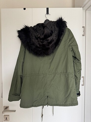 s Beden haki Renk Zara parka