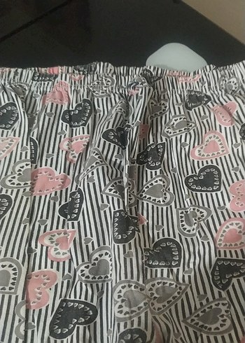 Diğer Kadın Zebra Desenli Pilili Kumaş Pantolon