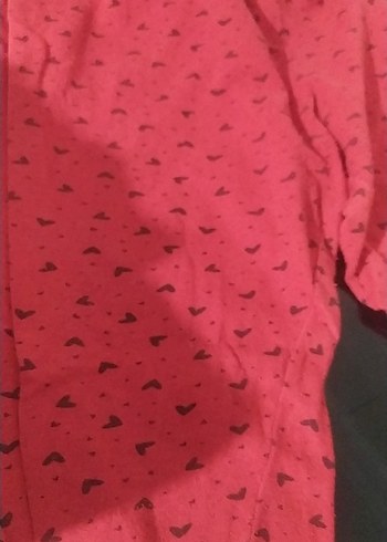 l Beden kırmızı Renk pijama
