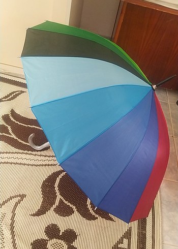 Renkli Pilili Kadın Şemsiye - Görsel 5