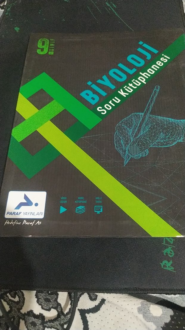 9. Sınıf Biyoloji Soru Kitabı - Görsel 2