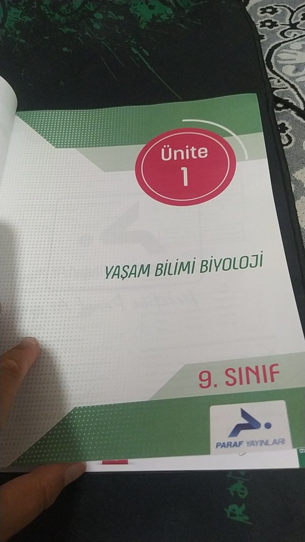 9. Sınıf Biyoloji Soru Kitabı - Görsel 4