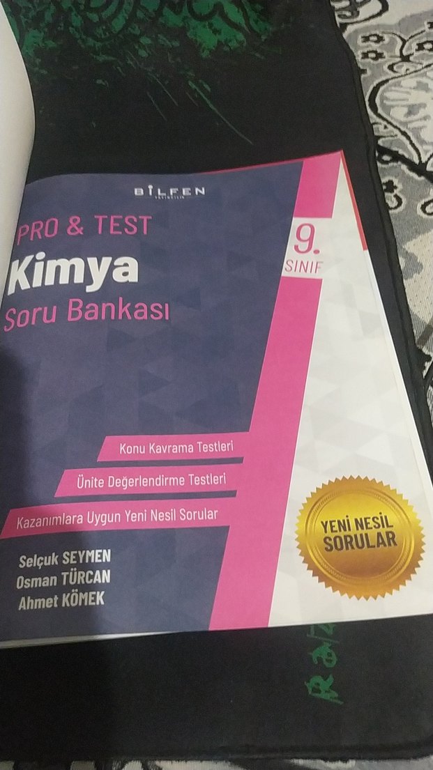 Bilfen 9. Sınıf Kimya Soru Bankası PRO&TEST - Görsel 2