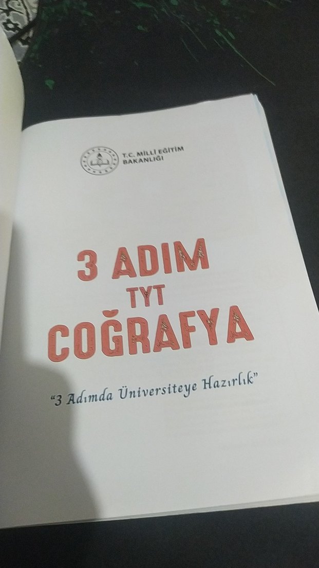 3 Adım TYT Coğrafya Soru Bankası - Görsel 2