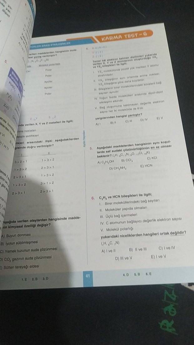 Aydın Yayınları TYT Kimya Sınav Hazırlık Kitabı - Görsel 3