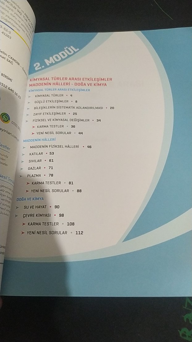 Aydın Yayınları TYT Kimya Sınav Hazırlık Kitabı - Görsel 2