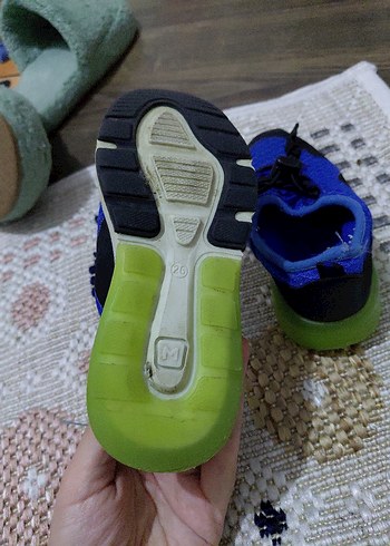 26 Beden mavi Renk Mavi Erkek Çocuk Sneakers Velcro