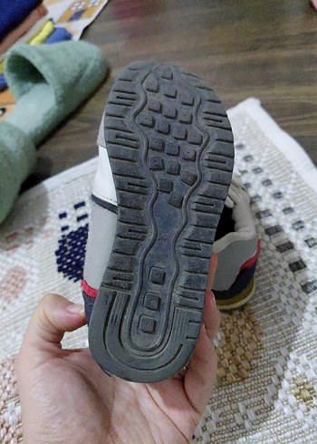 27 Beden beyaz Renk Gri Beyaz Erkek Çocuk Spor Ayakkabı
