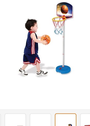 Renkli Mavi Ayaklı Basketbol Seti - Görsel 4