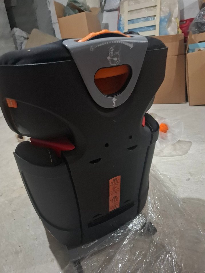 Siyah Çocuk Araba Koltuğu Yüksek Sırtlı - Görsel 3