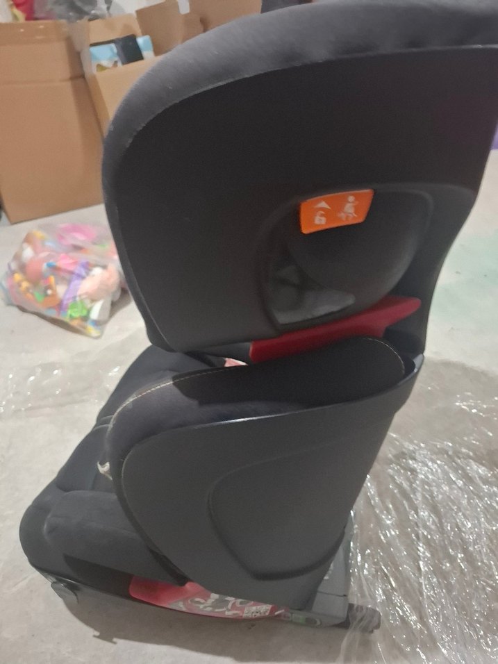 Siyah Çocuk Araba Koltuğu Yüksek Sırtlı - Görsel 5