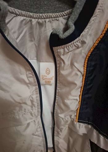 Gri Erkek Çocuk Fermuarlı Ceket - Görsel 2