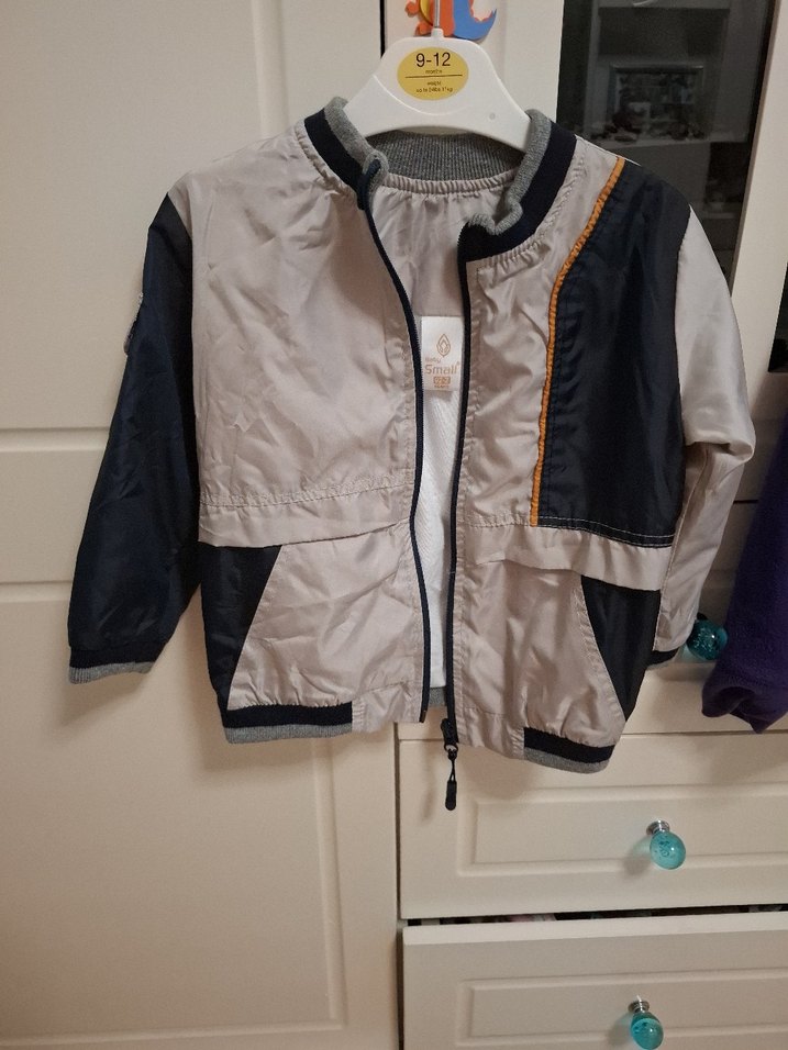 Gri Erkek Çocuk Fermuarlı Ceket - Görsel 3