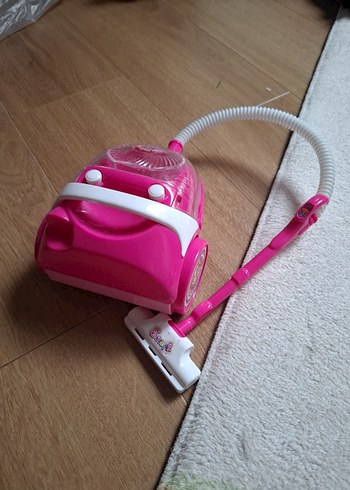 Pembe Renkli Oyuncak Elektrikli Süpürge - Görsel 4