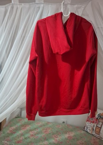 Kız Çocuk Kırmızı Minnie Baskılı Sweatshirt - Görsel 3