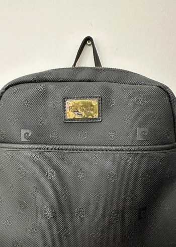 Pierre Cardin Siyah Deri Kadın Sırt Çantası