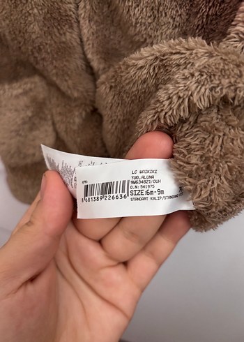 Kahverengi Kapüşonlu Erkek Çocuk Kürklü Mont - Görsel 3