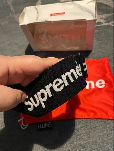 Beden çeşitli Renk Supreme x smith kar gözlüğü