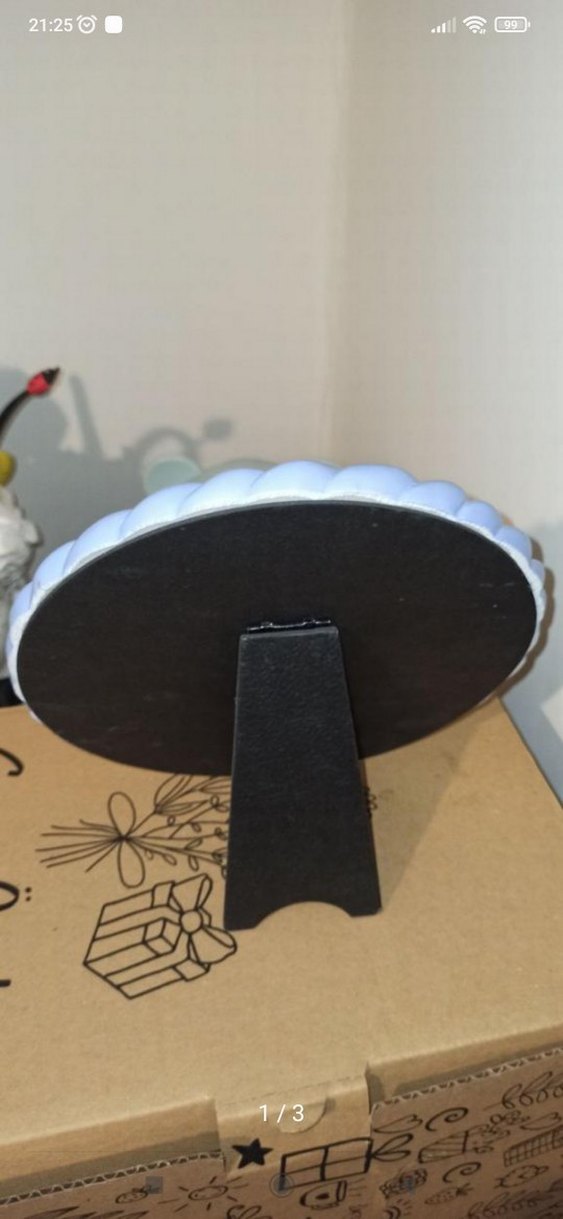 Mavi Pastel Yuvarlak Ayna - Görsel 2