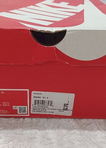Nike Nike Beyaz Air Zoom 2k Kadın Spor Ayakkabı