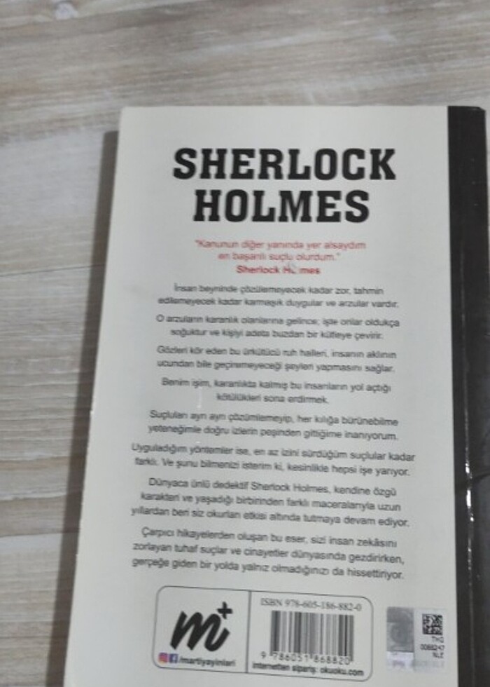 Sherlock Holmes ikinci lekenin esrarı kitabı. - Görsel 3
