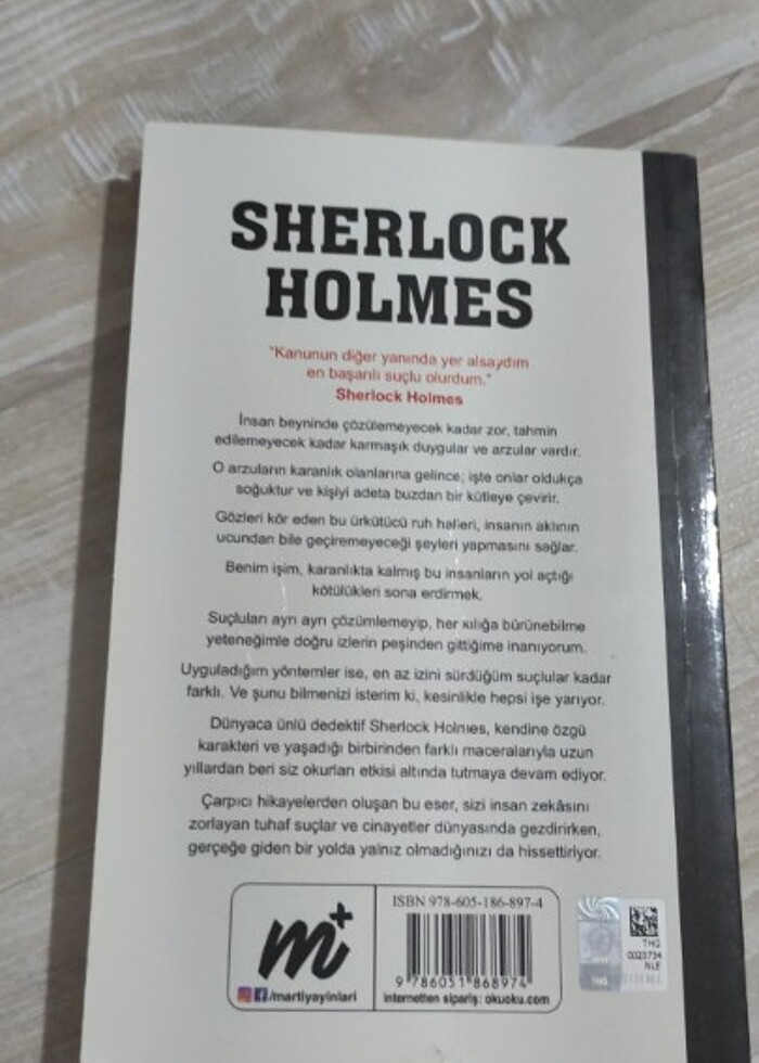 Sherlock Holmes sürünen adam kitabı  - Görsel 3