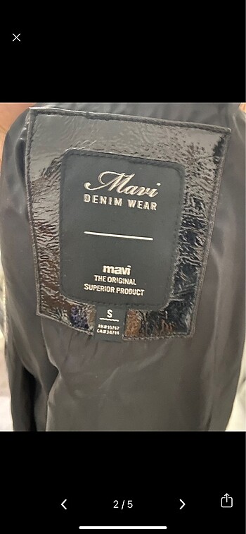 Mavi Jeans Siyah yağmurluk