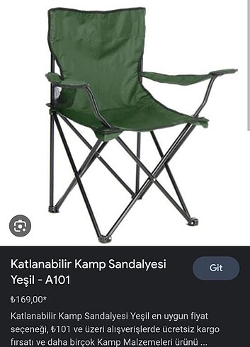 Kamp sandalyesi 