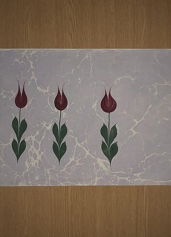 Tasarımcı Ebru eseri