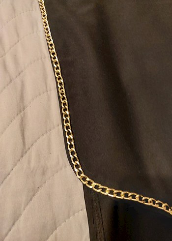 Zincir Detaylı Siyah Etek - Görsel 4