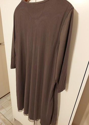 Tül penye elbise - Görsel 4