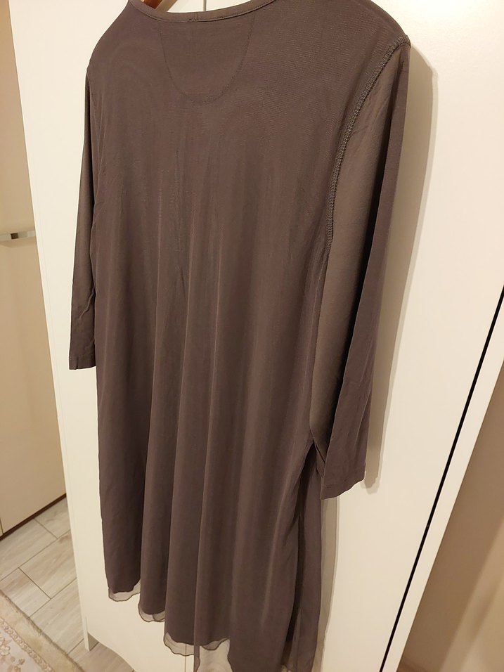 Tül penye elbise - Görsel 4