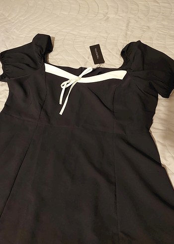 Lacivert Prenses kol elbise - Görsel 8