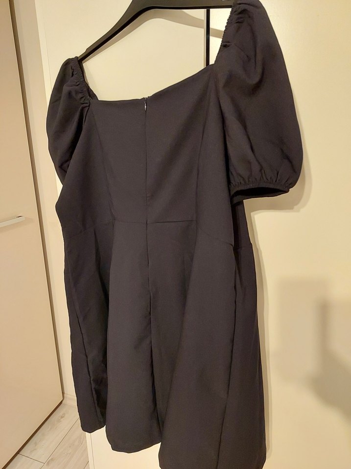 Lacivert Prenses kol elbise - Görsel 3