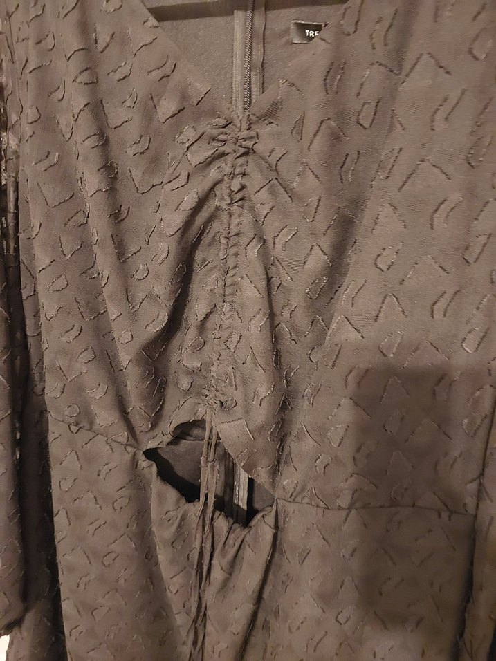 Dekolte Büyük Beden Elbise - Görsel 4