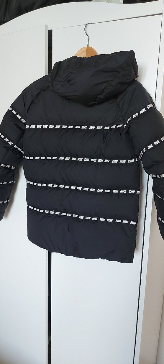 Nike Çocuk Siyah Kışlık Şişme Mont - Görsel 2