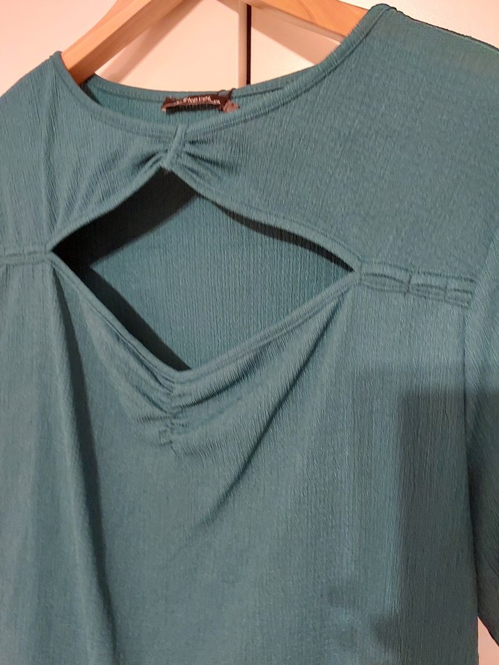 Likralı bluz - Görsel 2