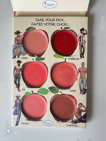 The Balm Apples allık ruj paleti