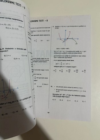 Ayt matematik soru bankası - Görsel 3