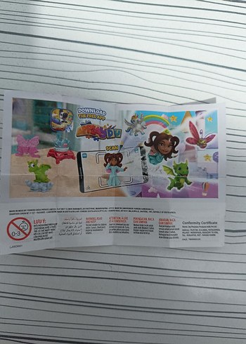 Pembe sincap Kinder oyuncak kağıdı - Görsel 2