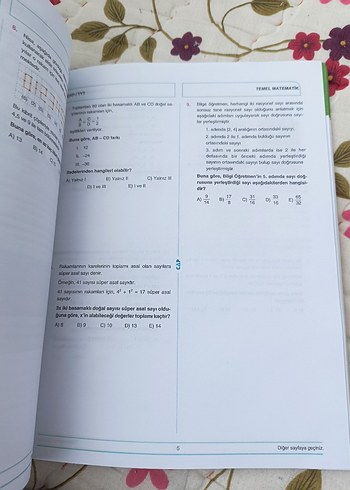 TYT Matematik ve AYT Fen Bilimleri Deneme Kitapları - Görsel 6