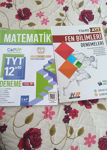 TYT Matematik ve AYT Fen Bilimleri Deneme Kitapları