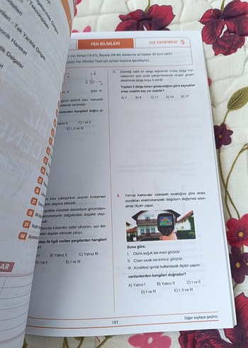 TYT Matematik ve AYT Fen Bilimleri Deneme Kitapları - Görsel 14