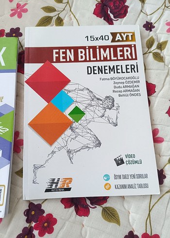 TYT Matematik ve AYT Fen Bilimleri Deneme Kitapları - Görsel 8