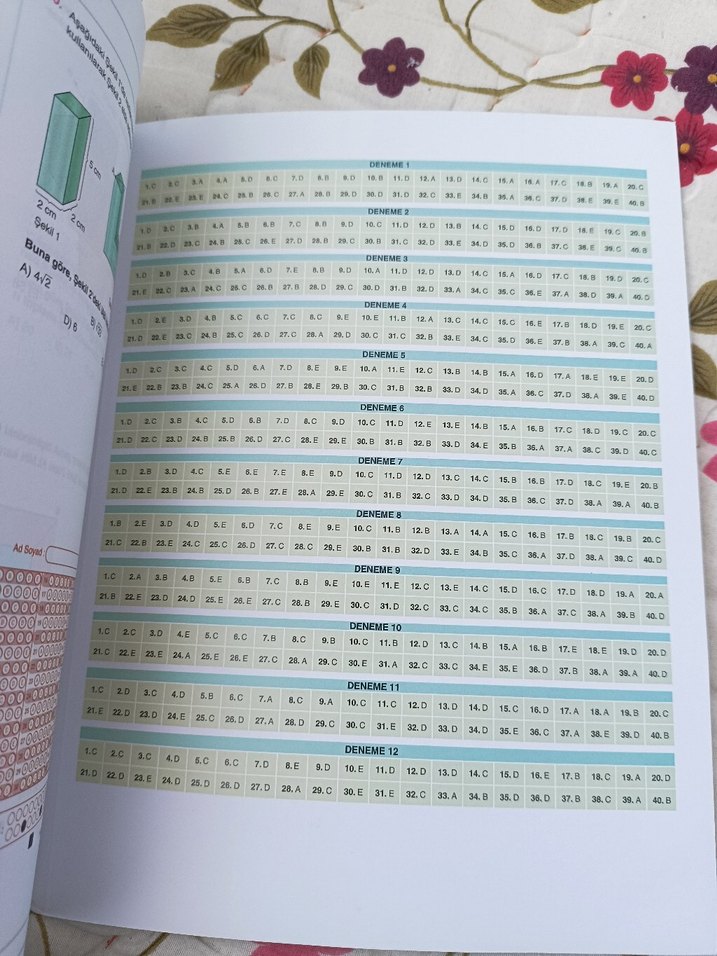 TYT Matematik ve AYT Fen Bilimleri Deneme Kitapları - Görsel 4